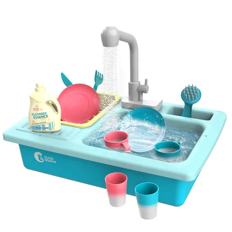 toy kitchen with dishwasher