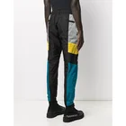 OEM Custom Made Men Patchwork Pants Pocket Man Stacked Jogger Cargo Stacked Patchwork Sweatpants Men