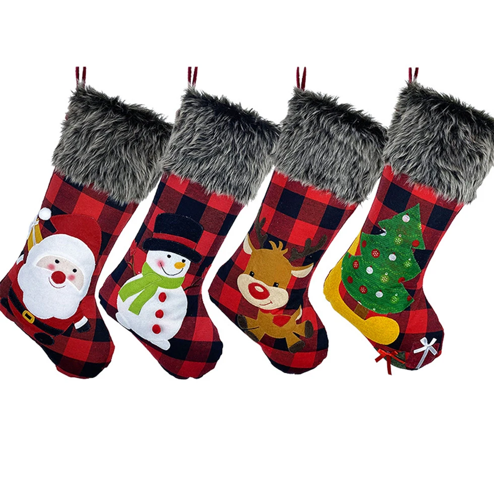 wholesale custom new design christmas socks gift