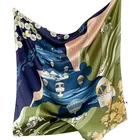 Scarf Women Print Scarf The Hottest Selling 90x90cm Square Women's Warm Fashion Printing Scarf