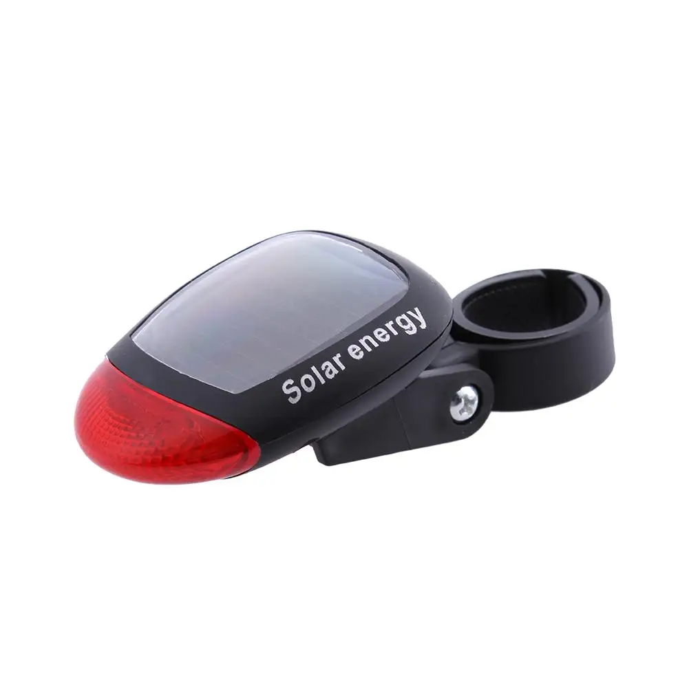 3 Mode Solar Power 2 LED Rear Flashing Tail Light Lamp For Bicycle Cycling Bike 