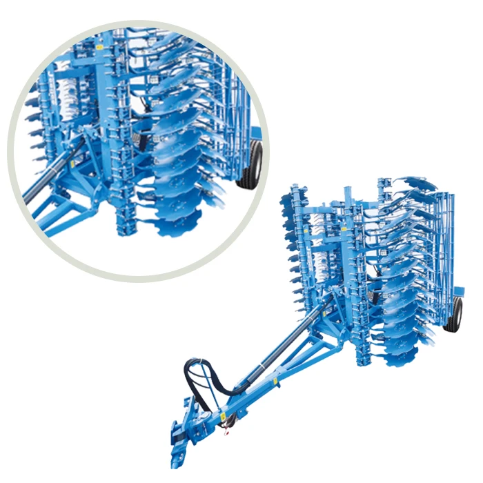product best selling hydraulic folding farm equipment semi suspended disc plow for tractor-6