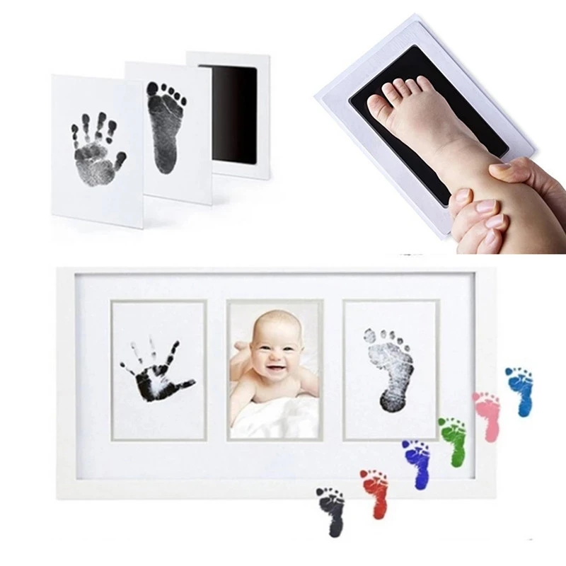 Cuidado del bebé huella Kit de impresión de huella recuerdos para be 
