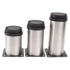 Furniture Legs Furniture Sofa Feet Stainless Cabinet Support Foot 50*80mm Tube Style Sofa Legs