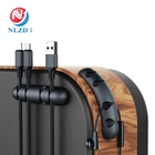 Charger Charger Cable Organizer NLZD Cable Winder Cable Clips Desk Tidy Wire Cord USB Charger Holder Cable Organizer