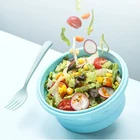 Storage Silicone Container Heat Resistant Folding Kids Silicone Collapsible Food Storage Container