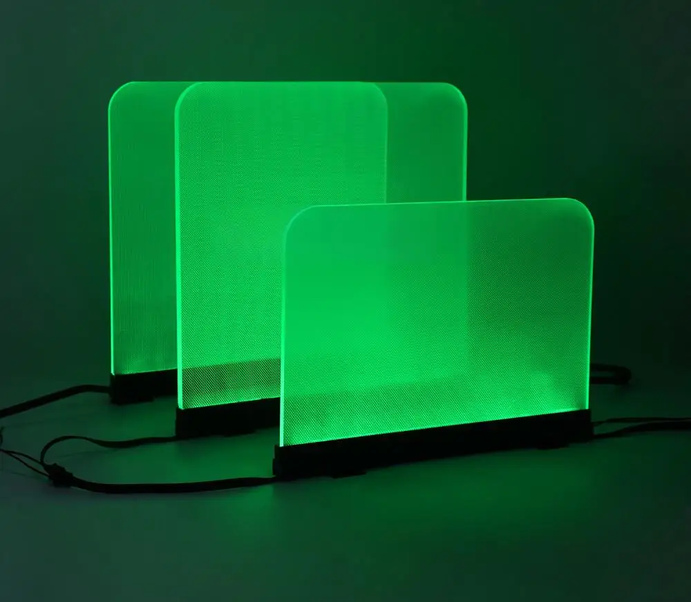 Engineering Quality Programmable Colorful Light Guide Plate Bar Nightclub New Colorful LED Light Guide Plate 1934