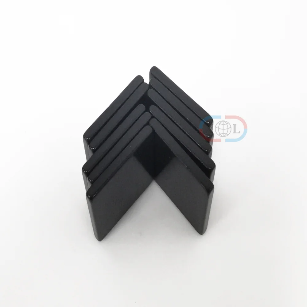 Block Magnet Black Epoxy Coating Rectangle Neodymium Neodym Neodium