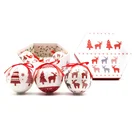 Gift 7pcs Christmas Decoupage Balls In Gift Box