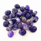Gem Wholesale Natural Polished Quartz Crystal Gem Oval Quartz Crystals Tumbled Stones For Healing