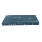 Flexible Operation 1 Input And 4 Outputs 1x4 4K 60Hz AV Matrix Switcher