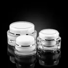Acrylic Round Jar For Cosmetic Cream 5g 10g 15g 30g 50g 100g 200g