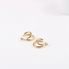 Earrings High End 18K Gold Plated Trendy Stainless Steel Earrings Wholesale Jewelry Tarnish Free 2021 Trendy