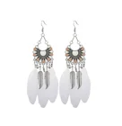 Earrings Factory Directly Supply Women's Fashion Feather Earrings Drop Earrings