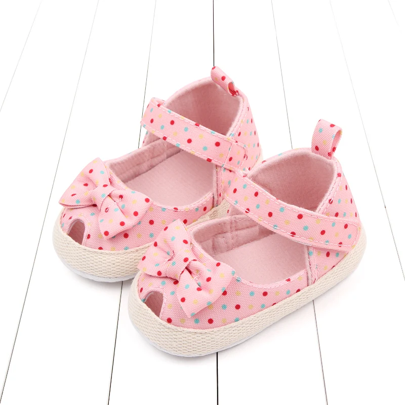 Baby Shoes Summer 0-1 Year Old Baby Soft Soled Sandals Walking Shoes Fish Mouth Girl Baby Shoes details