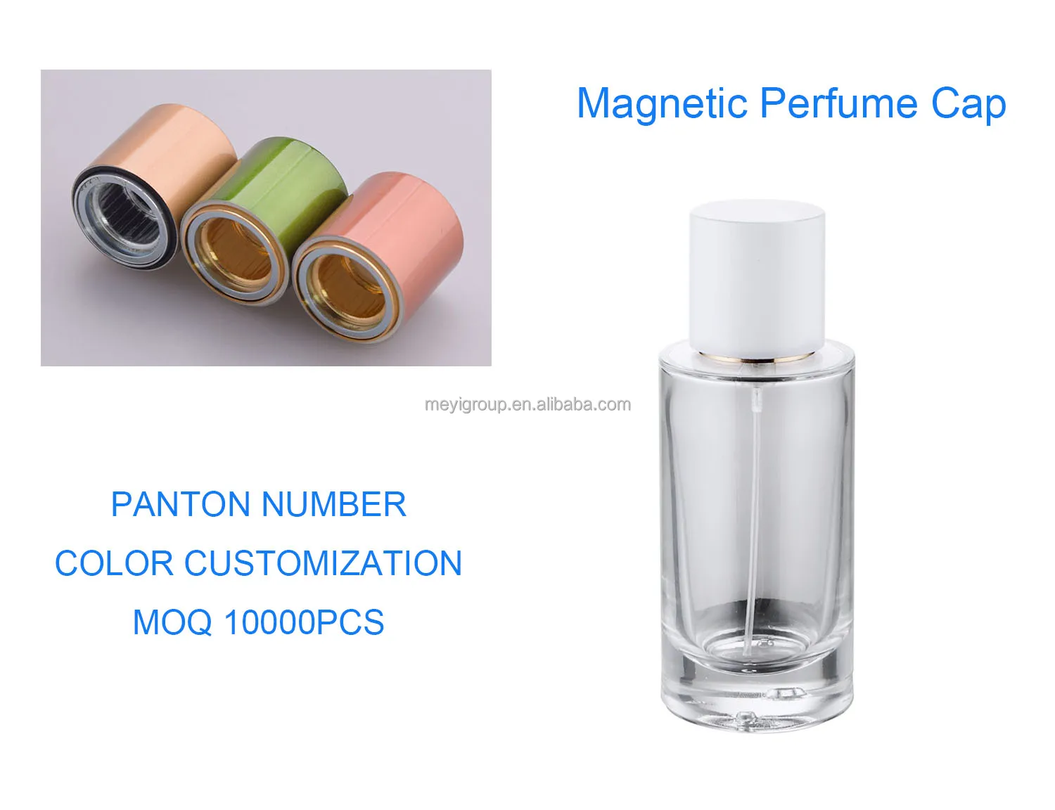 Luxury Magnetic Cap Perfume Bottle Display Package Perfume Bottle With