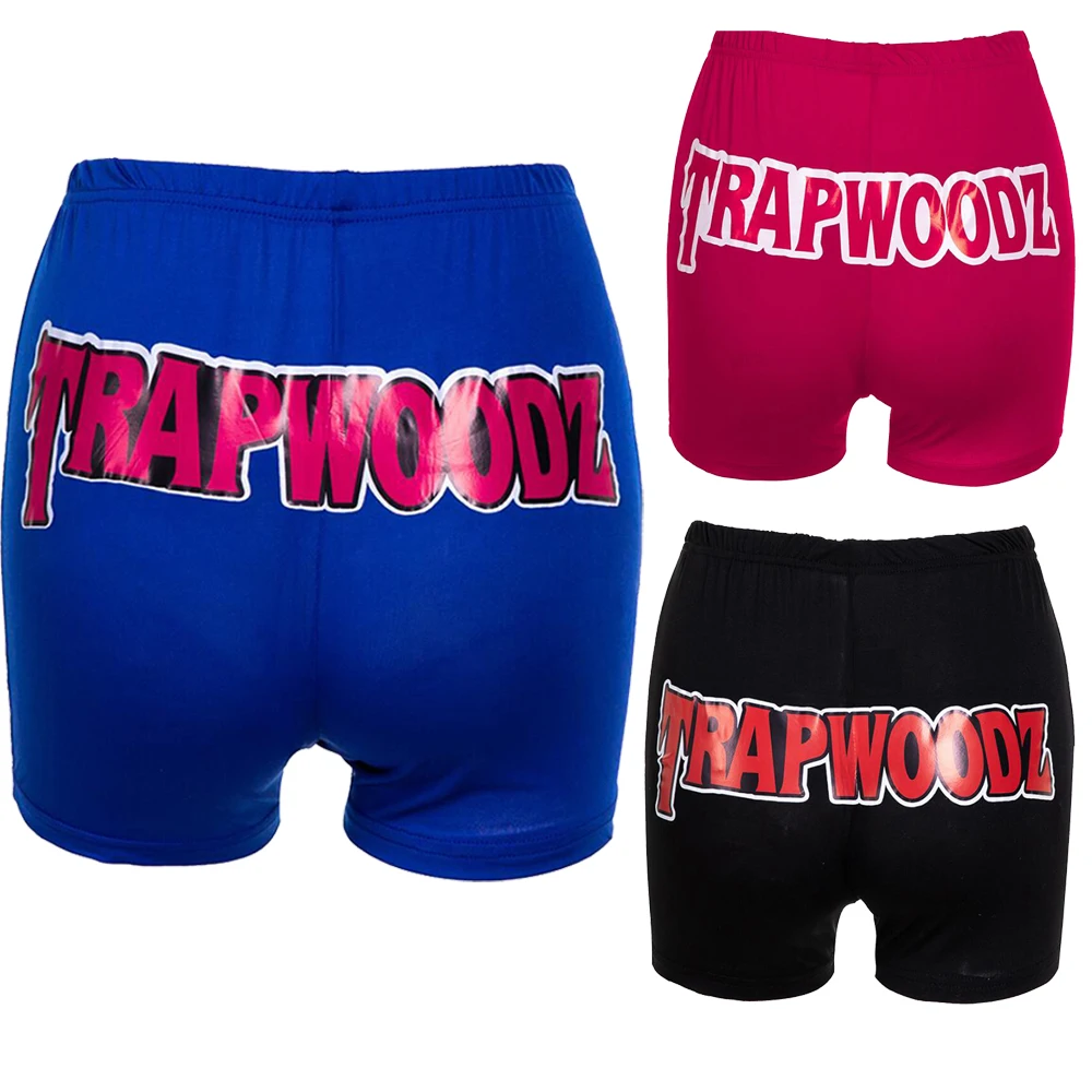 trapwoodz biker shorts