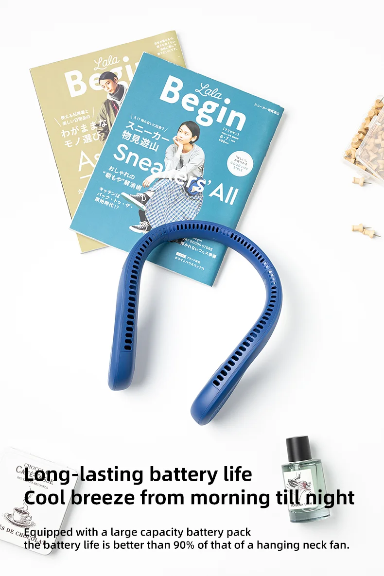 Neck-hanging Mini Fan, portable, USB - detail 14