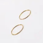 Ring Gold Rings Dainty Ring 10 Row Zircon Ins Simple Stainless Steel Gold Ring For Woman