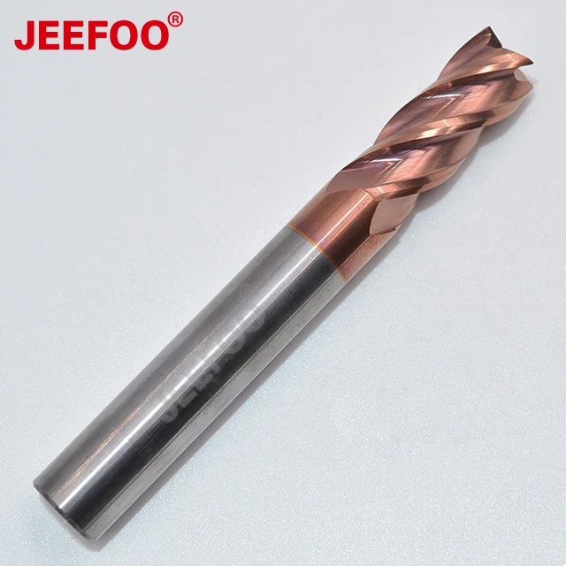 12MM Diameter Solid Carbide End Mill 4-Flute Milling Cutter TiAIN Coat CNC Tool 