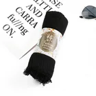 Linen Scarf Hot Sale Monochrome Cotton And Linen Scarf Autumn Winter Wrinkle Solid Color Muslim Hijab