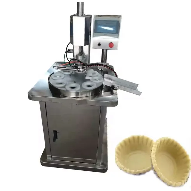 Factory Price Automatic Portuguese Egg Tart Shell Moulding Pie Forming Machine Egg Tart Skin Machine