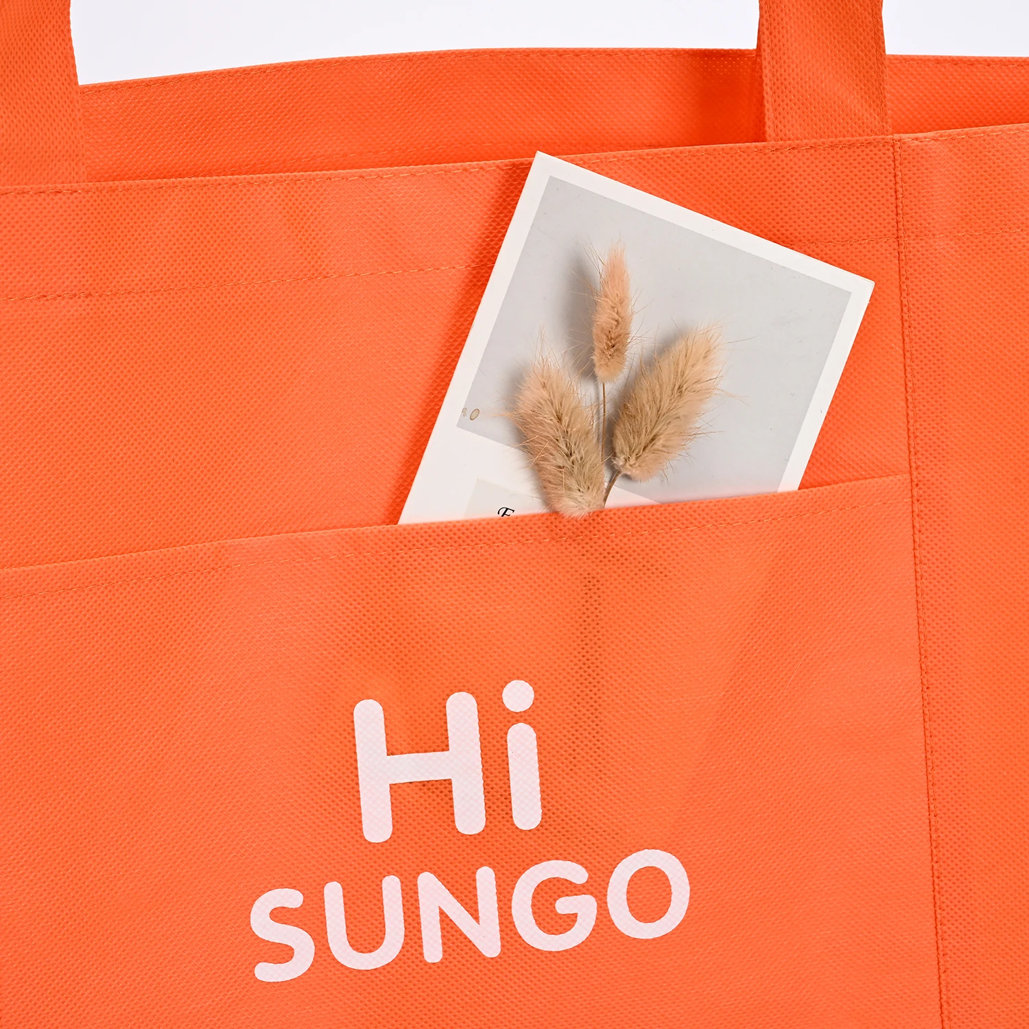 Custom Logo Printed Canvas Cloth Shopping Bag Sublimation Tote Bag Blank Waterproof Non Woven Bags manufacture