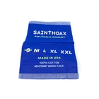 Label Size Customer Size Cotton Size Label 100% Cotton Woven Label Custom Brand Name Size Label Clothing Tags