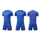 Custom Embroidery Logo Soccer Jersey Kits Football Jersey Uniform Set