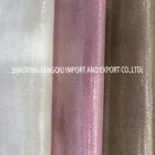 Garment 2020 SHAOXING FANGQIU Hot Sale Polyester Spandex Suede Foil Fabric For Garment