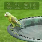 Garden 28 Inch Bird Bath Outdoor Garden Resin Lightweight Retro Courtyard Art