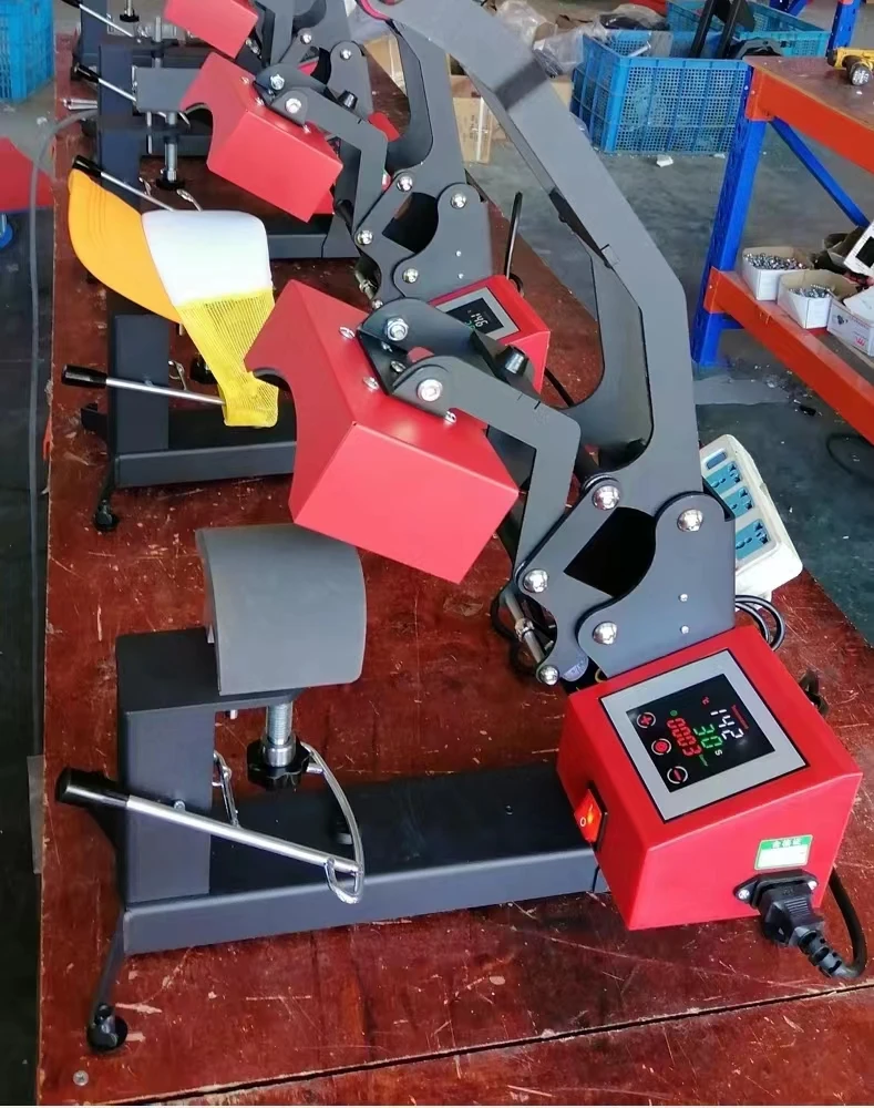 product 14589cm baseball hat digital heat press transfer printing machine hat heat press machine-7