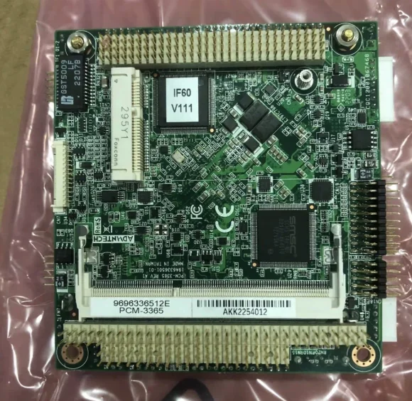 embedded motherboard of Advantech PCM-3365 PC104 for Advantech Industrial PC accessory to SATA tested working