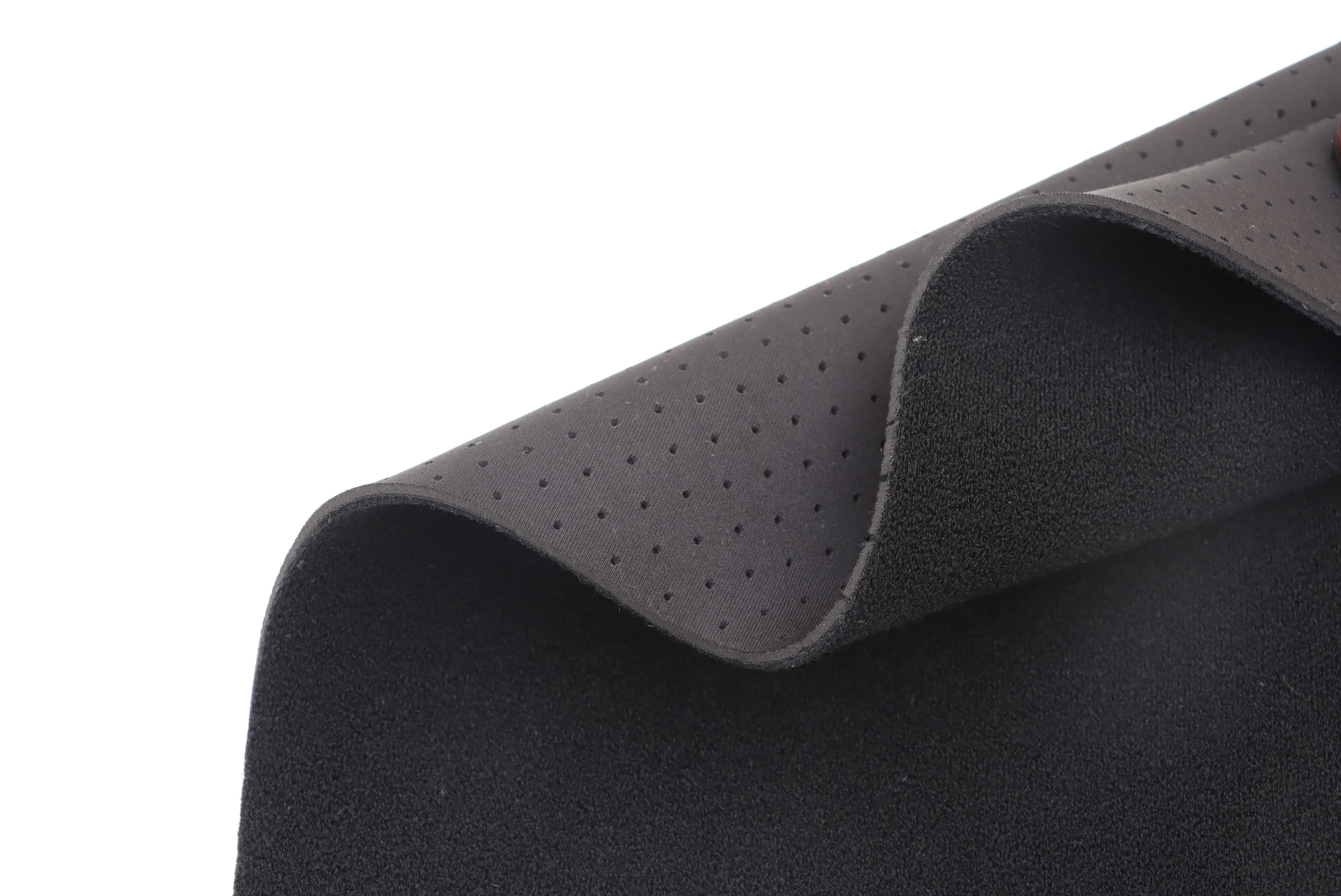 Quality SBR Chloroprene Rubber Composite Fabric OK Foam Laminated Fabric with velcro Used for Sports Protective Fabric Buckle factory