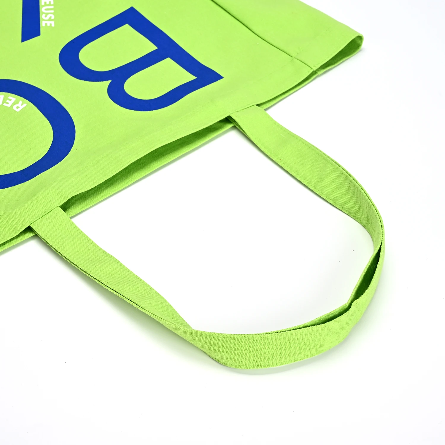 Hot Selling Customized Eco-Friendly GREEN Reusable Waterproof Cotton Bag Custom Shopping Recyclable Logo manufacture