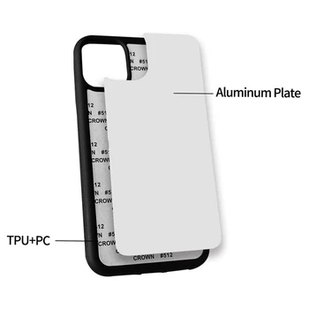 Blank UV Printing soft 2D Sublimation phone case for iphone 3D Sublimation Printable Phone Case for iphone 12 case