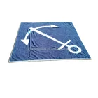 Jacquard Towel Cotton Towels Pure Cotton Custom Terry Large Square Anchor Design Jacquard Beach Towel