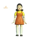 Resin Collectibles Gift Korea Hot Sale Small Resin Collectibles Cute Child Gift 123 Wooden Girl Squid Game Tide Play