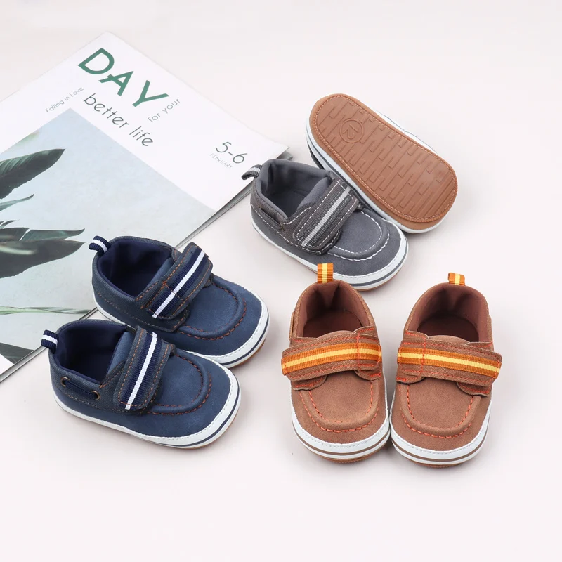 High Quality Soft TPR Outsole PU Baby Dress Shoes for Boys Spring Season Sprint Autumn Lightweight Breathable Anti-Slip Design details