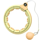 Hula Hoops Fitness Massage LCD Countable Smart Weighted Exercise Hula Ring Hoops With Auto-Spinning Ball