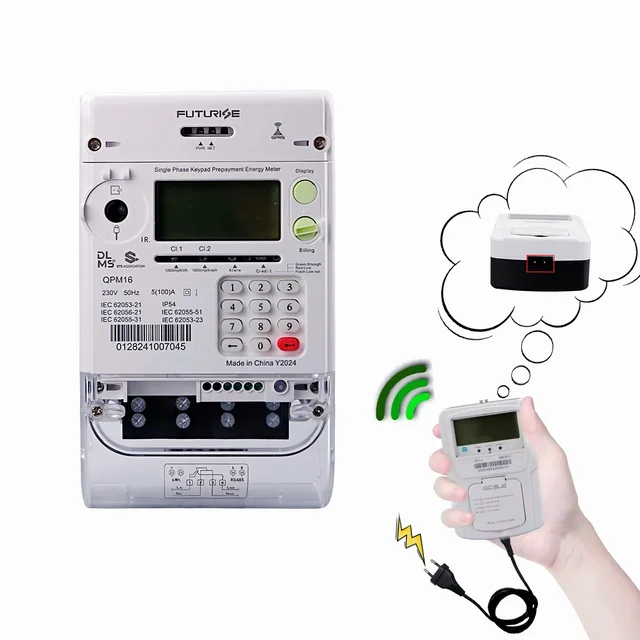 Prepaid Energy Meter Single Phase with CIU High-Tech Solution for Energy Management