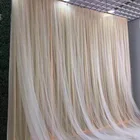 Wedding Decoration Wholesale Ice Silk Tulle Mesh Drape Birthday Party Wedding Stage Decoration Backdrop
