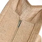 Bag Shopping Natural Printed Burlap Handbag Eco Reusable Jute Tote Bag For Shopping
