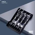 Scissors Rack High Quality Salon Plastic Scissors Shelf Holder Stand Rack 6 Scissors Case Holder Anti Slid Holder