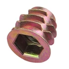 Nut Insert Nuts China Supply Good Quality Insert Furniture Nut With Washer Brass Plated