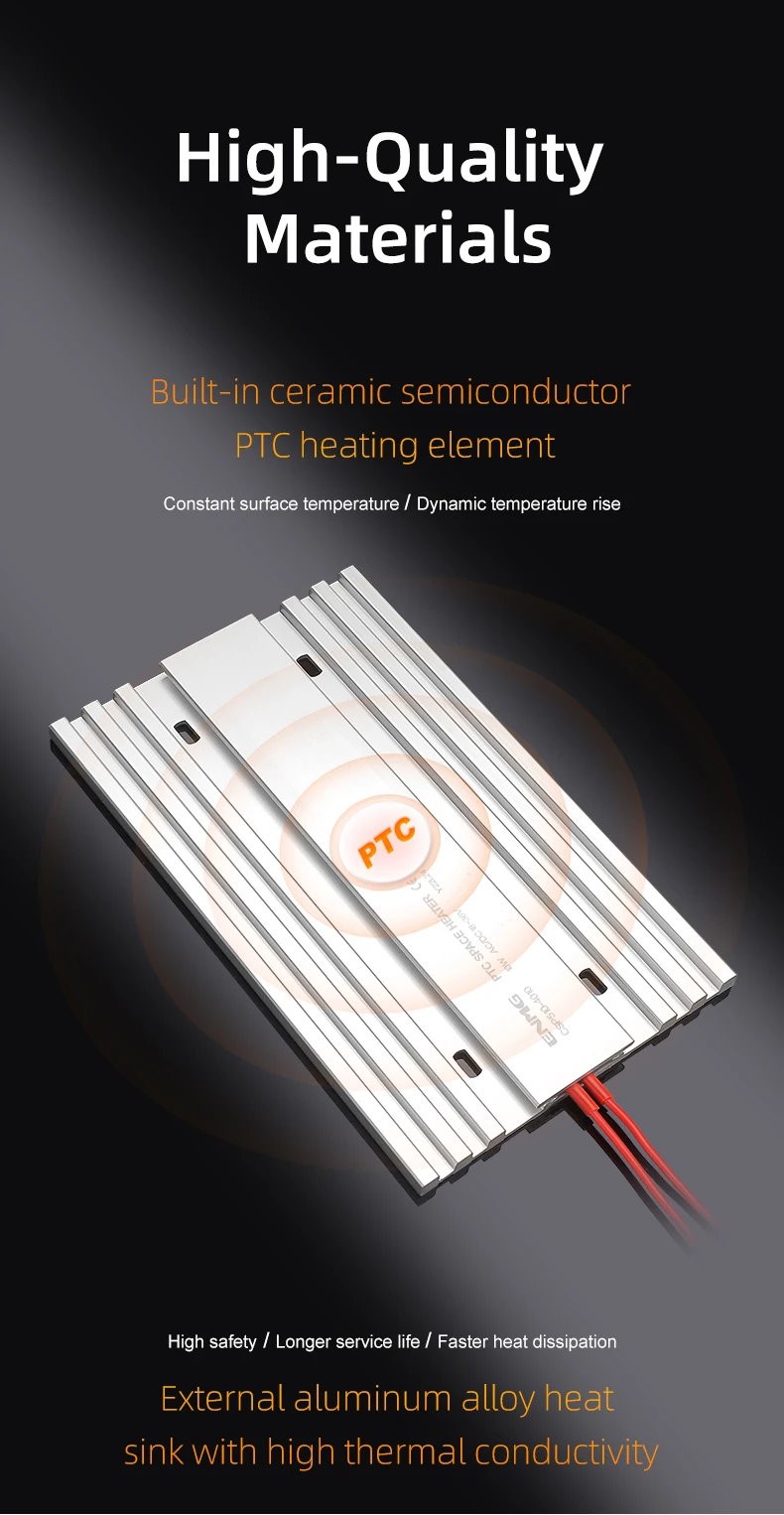 Enmg Semiconductor Ptc Fan, Dc 12V, 5~1300W - detail 4