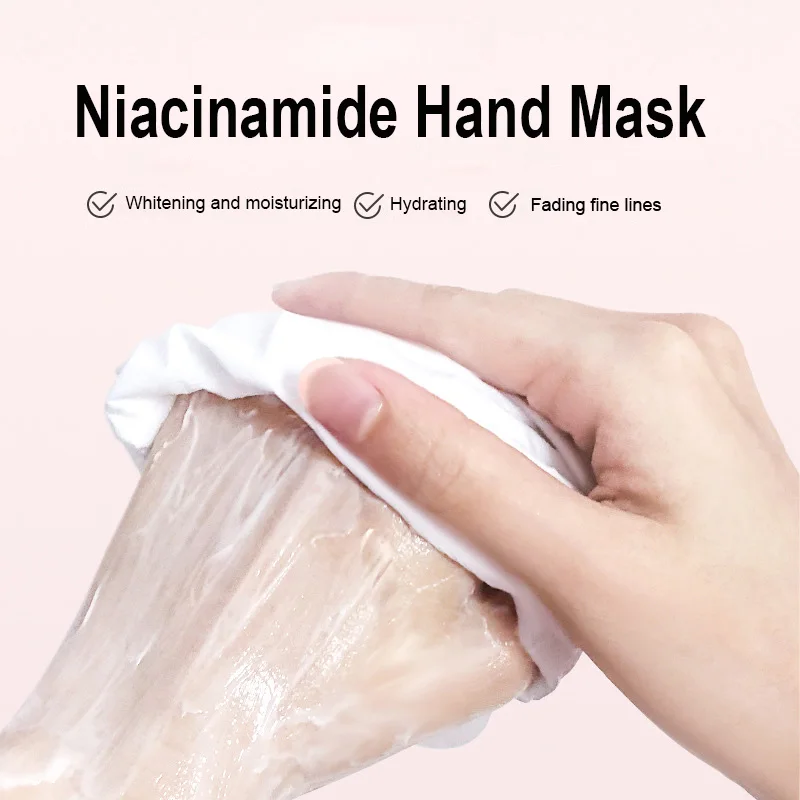 Wholesale Natural Organic Goat Milk Peeling Gloves Hand Mask For Moisturizing Whitening Exfoliating Repairing