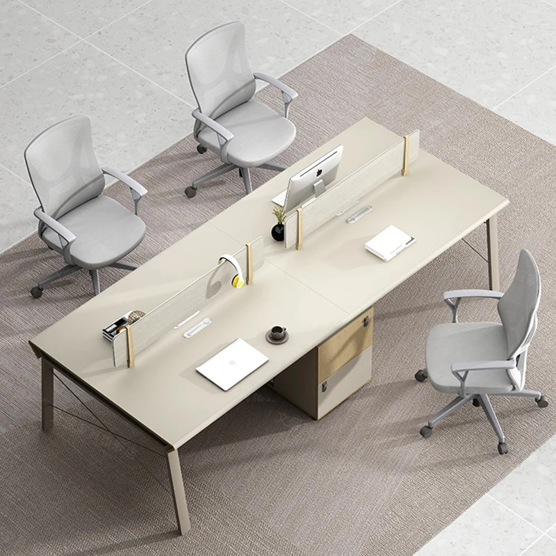 classic office desk design l shaped workstation desk 4 seater office desk wooden office furniture
