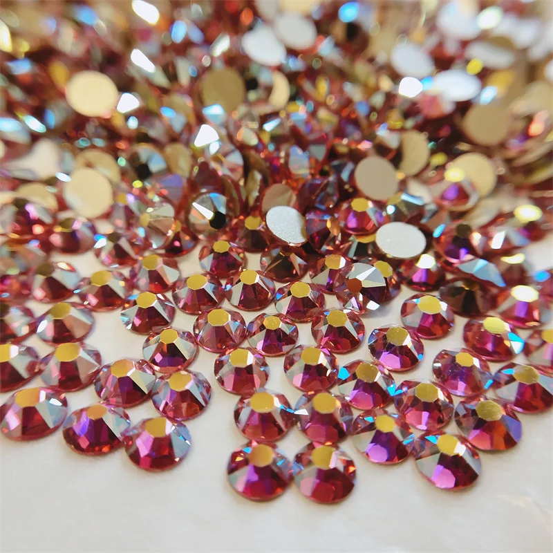 Brilliant Bling Crystal AB Flat Back Non HotFix Nail art Rhinestone SS12 austrian flat back rhinestone