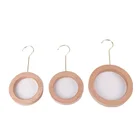 Wood Scarf Wooden Holder Oak Wood Hanger Tie Hanger Scarf Holder Magnet Hook